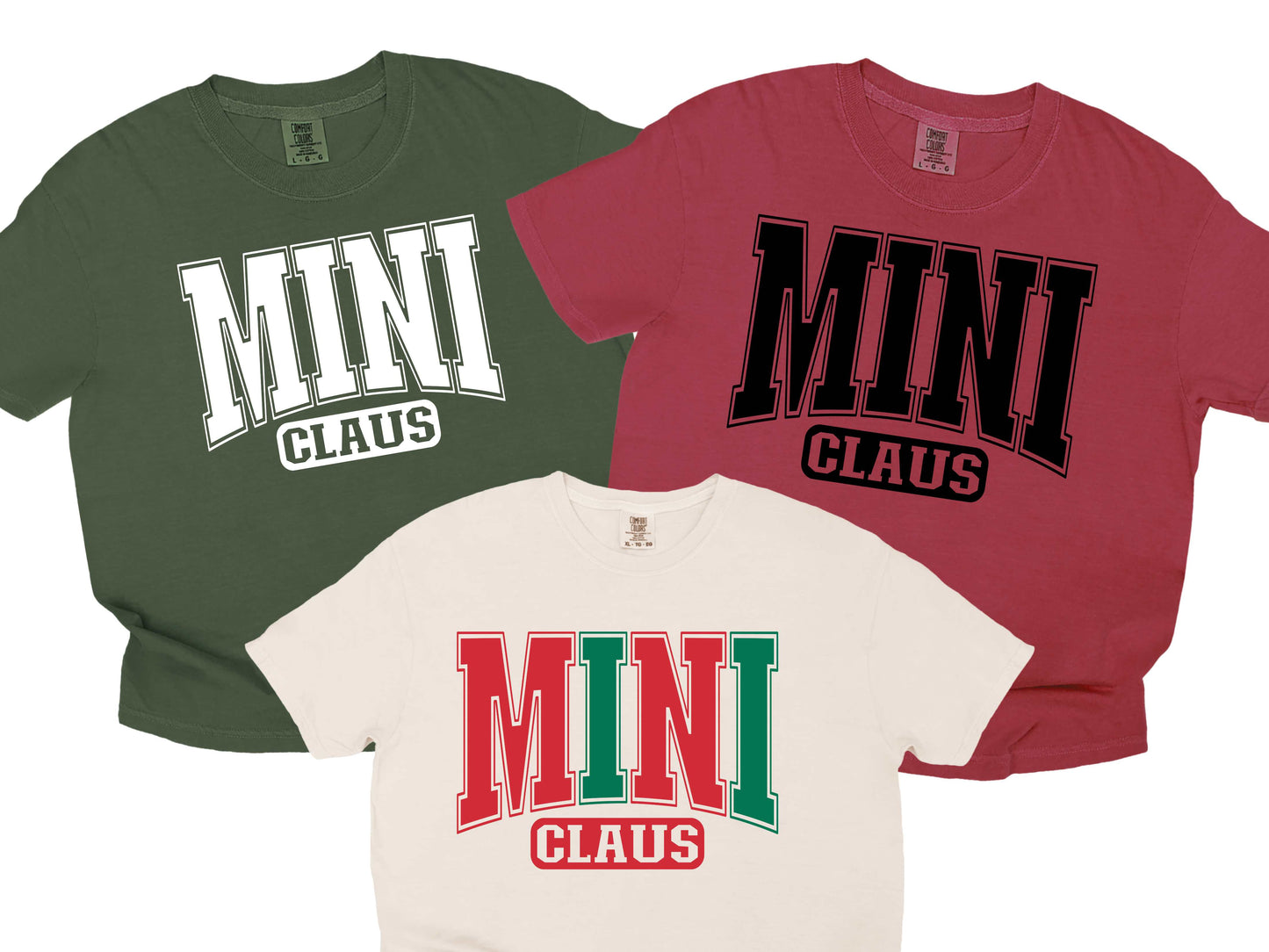 Mini Matching family varsity color options