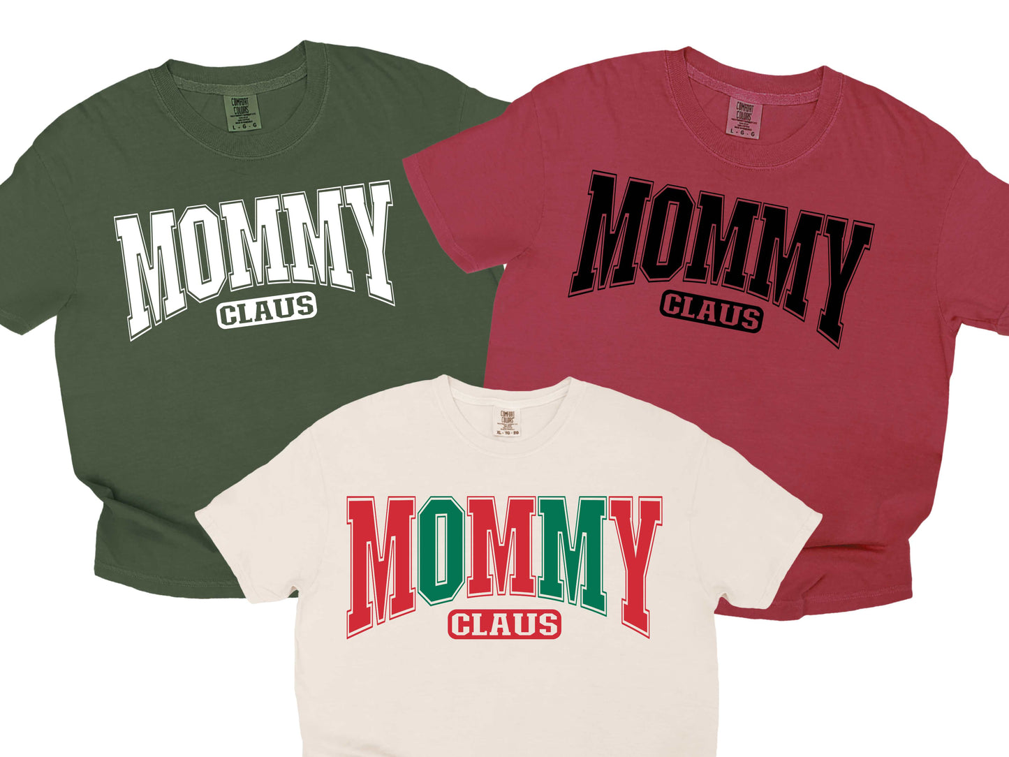 Mommy Matching family varsity color options