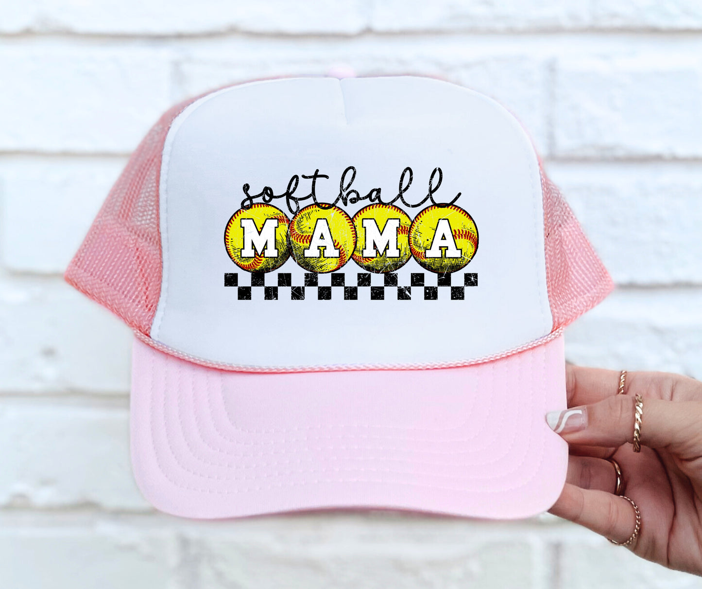 Hat softball mama