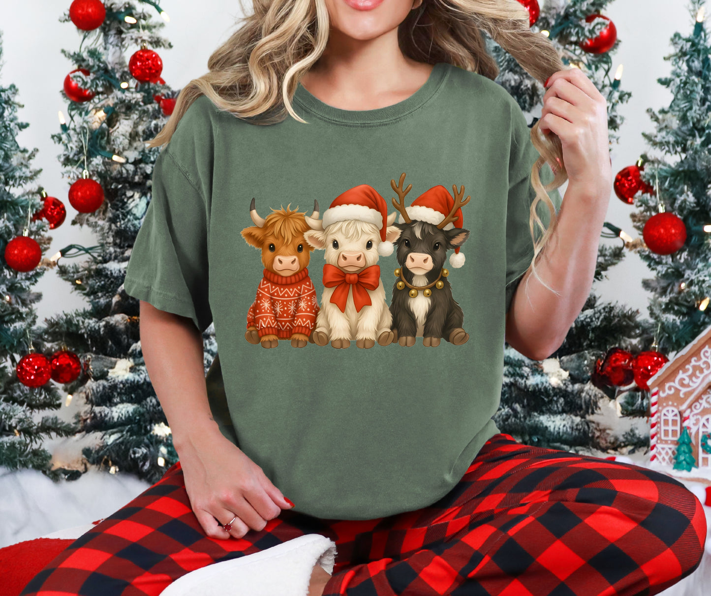 Christmas cow