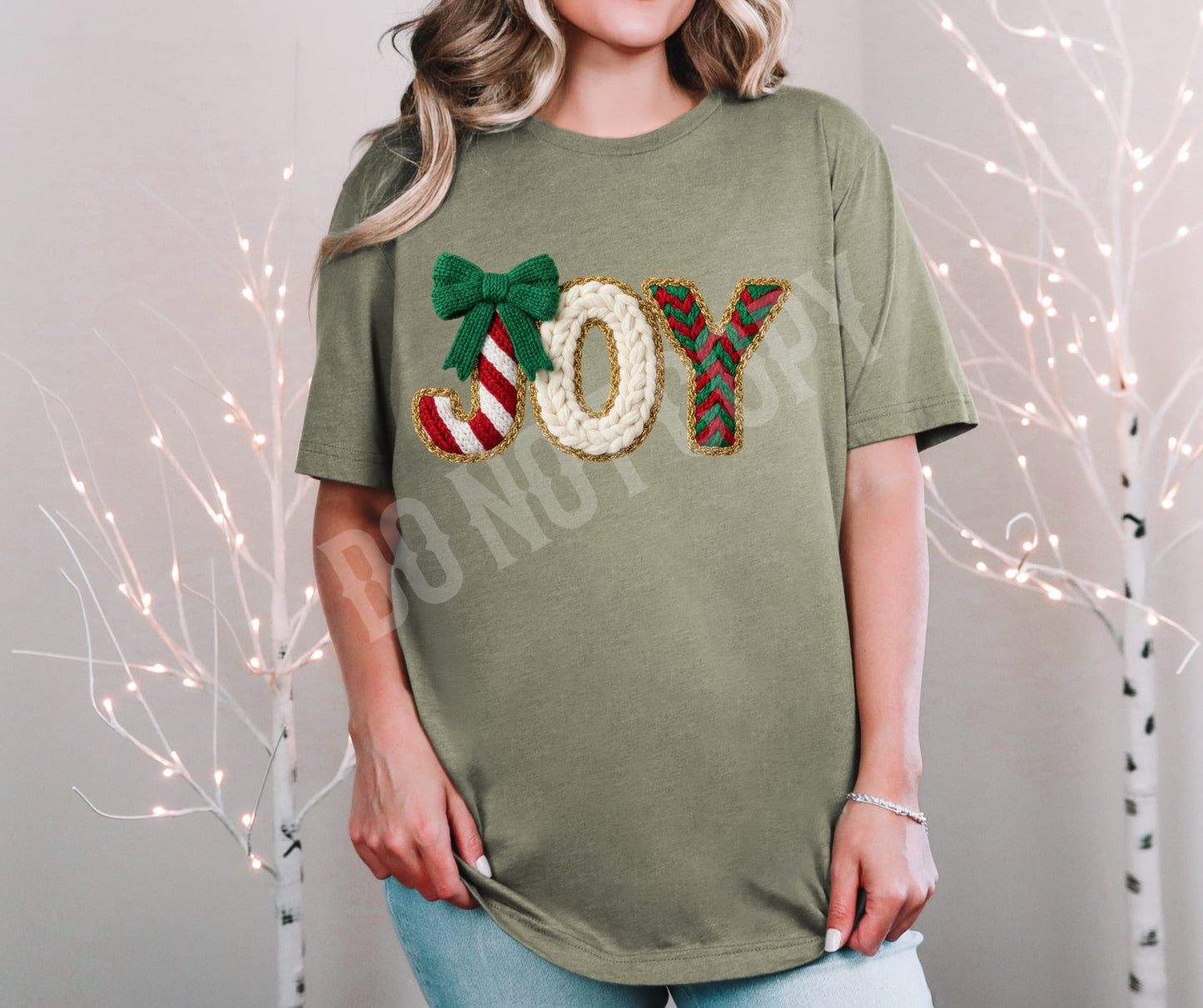 Faux knit joy