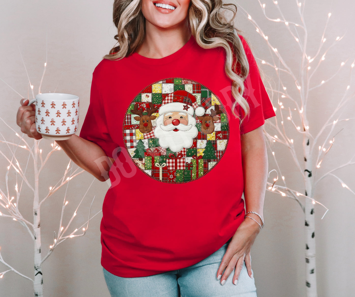 Faux appliqué Santa