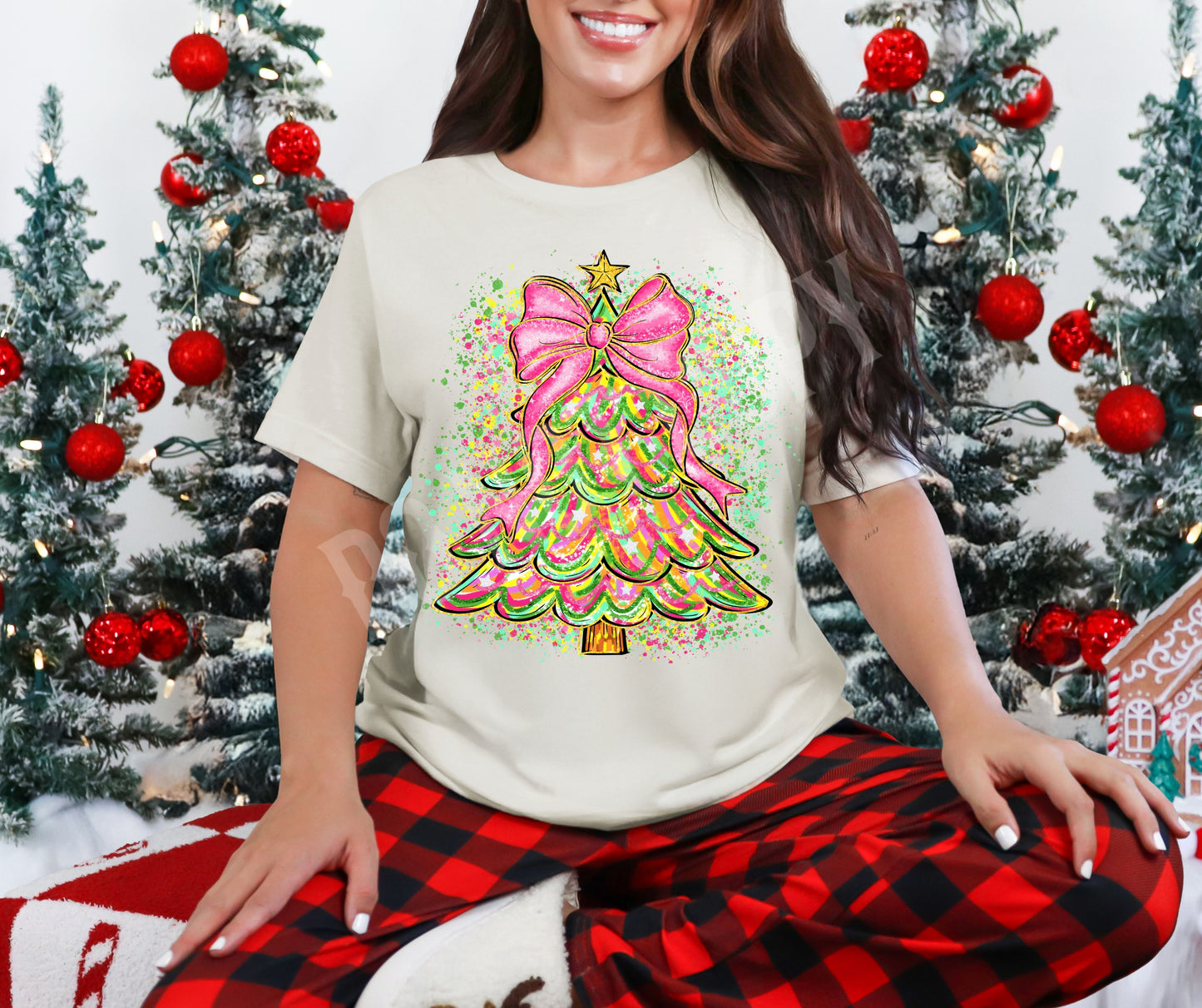 Colorful Christmas tree