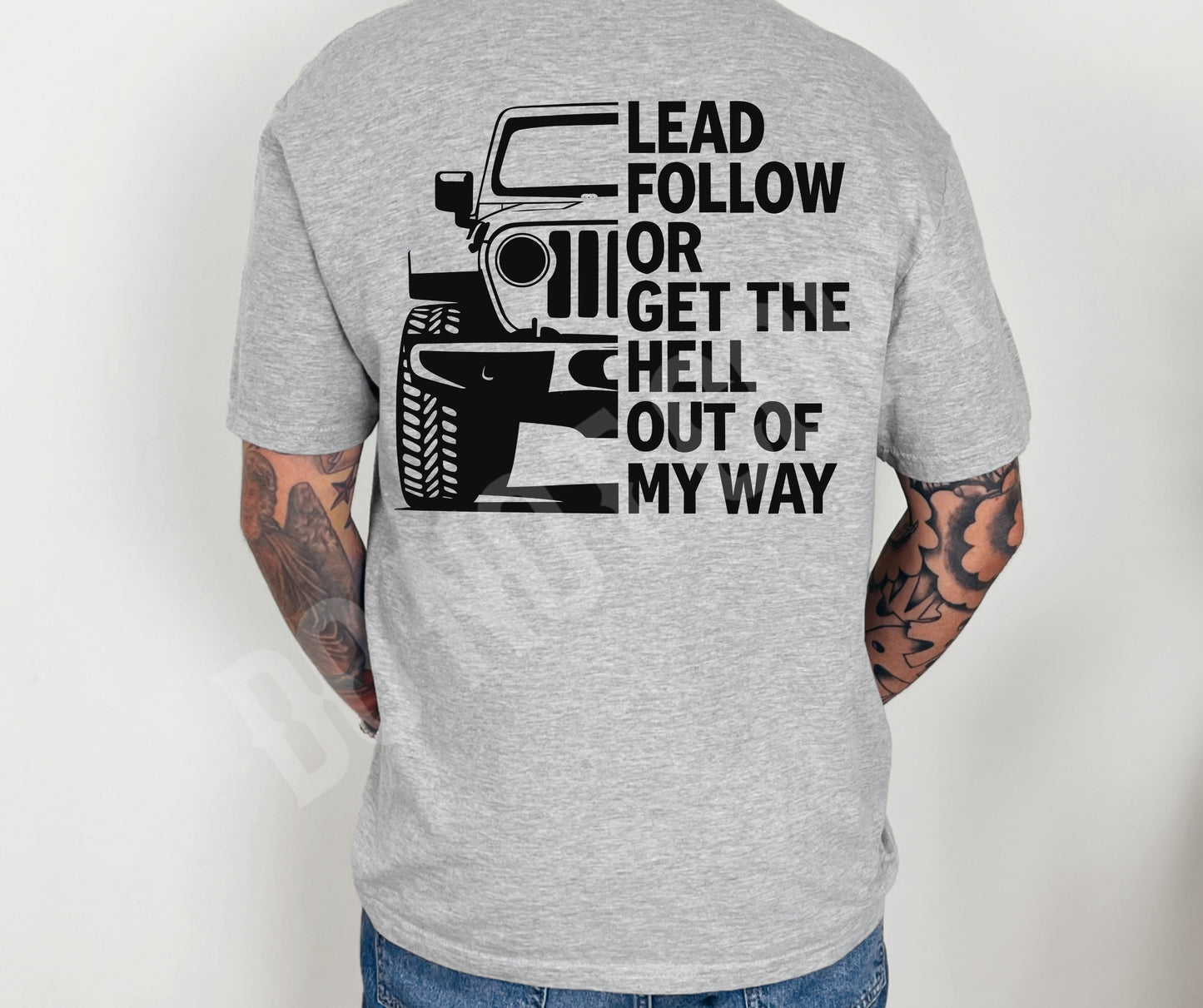 Lead follow or out of way