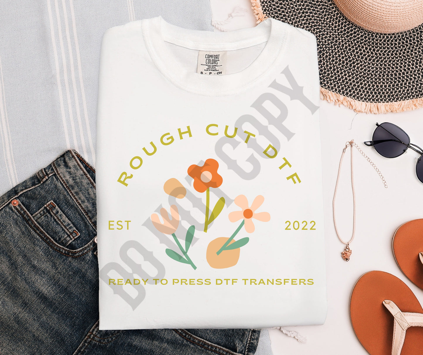 Custom logo flower