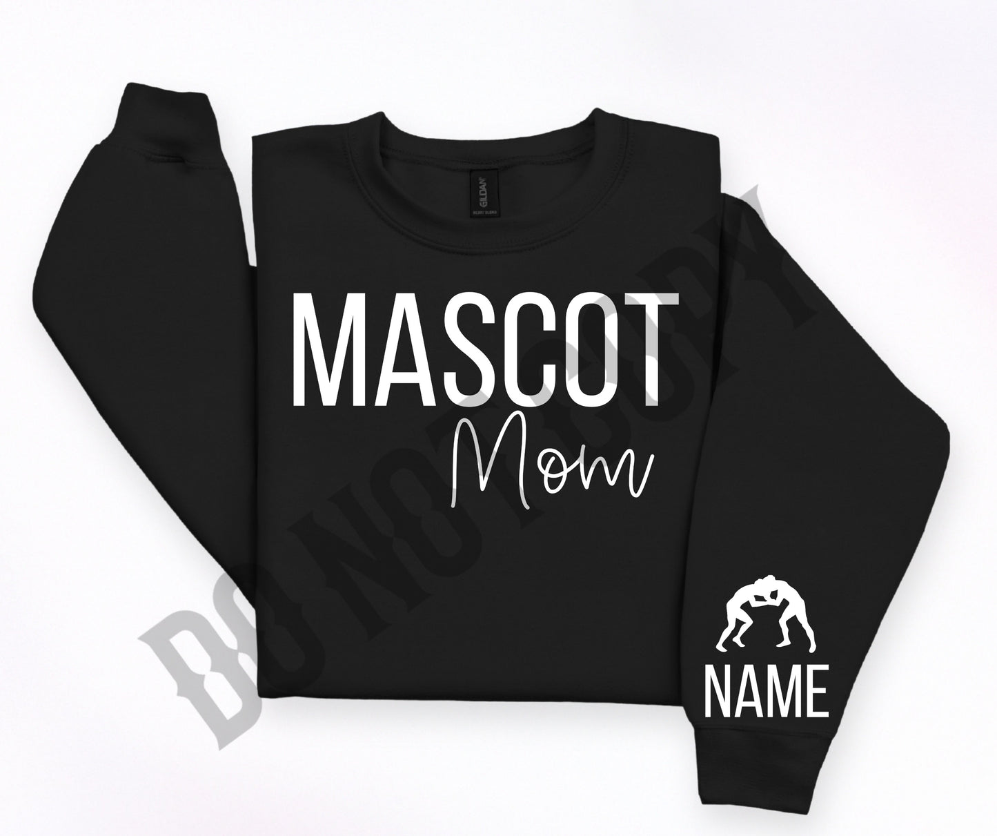 Custom set mascot wrestling