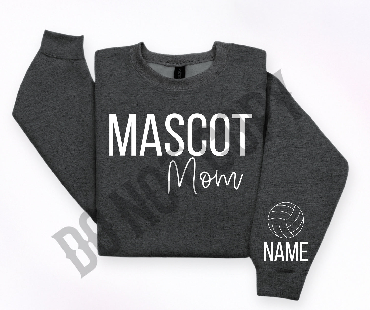 Custom set mascot volleyball