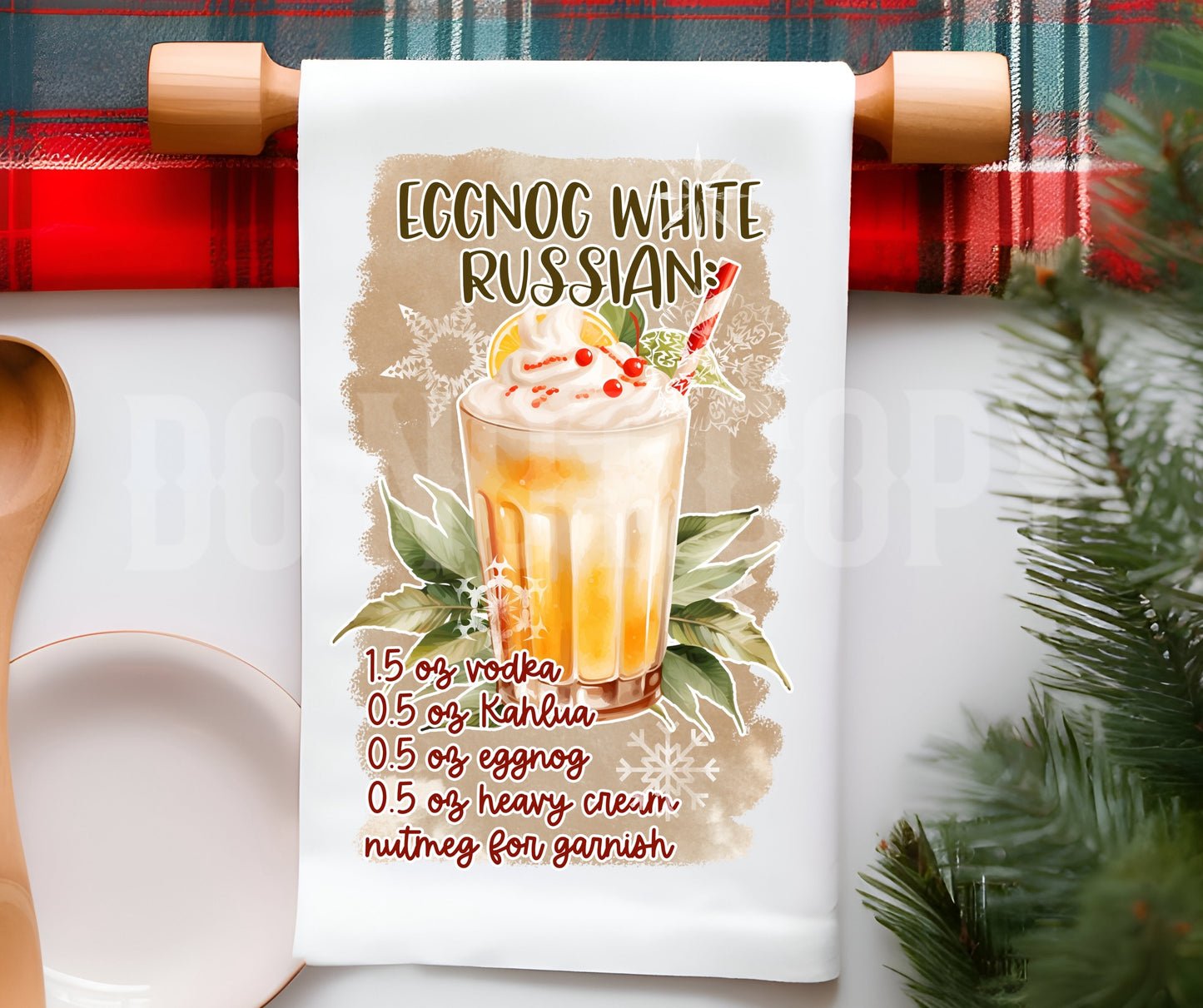 Towel Eggnog White Russian