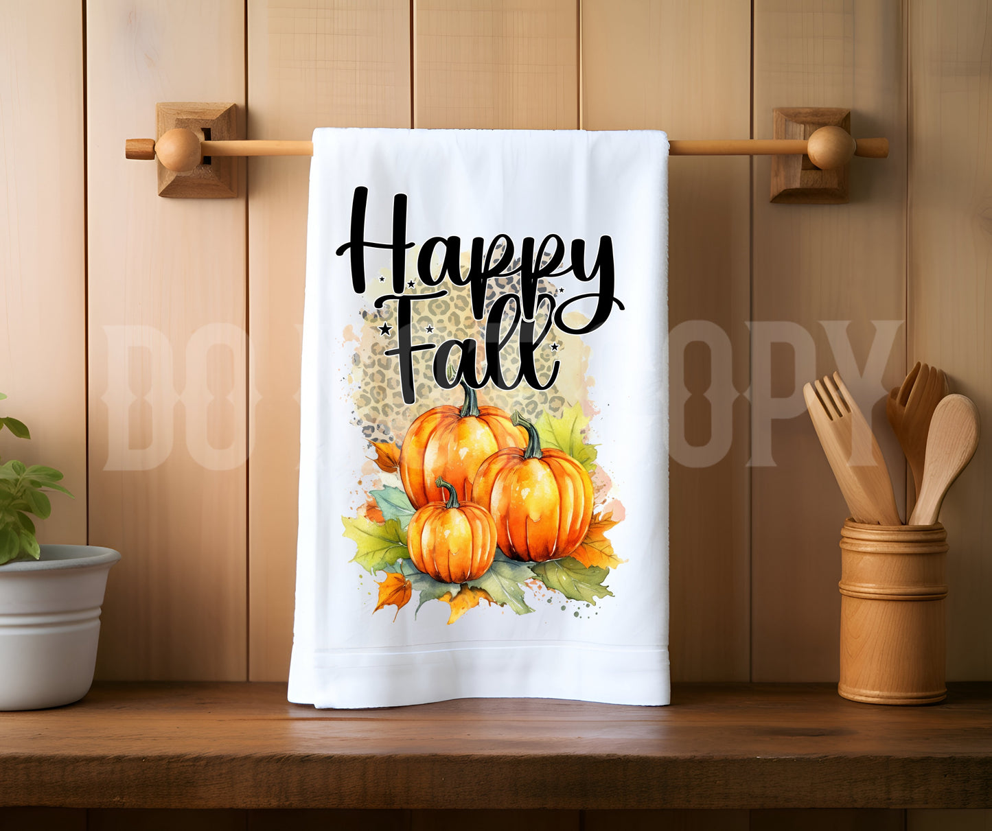 Towel Happy Fall