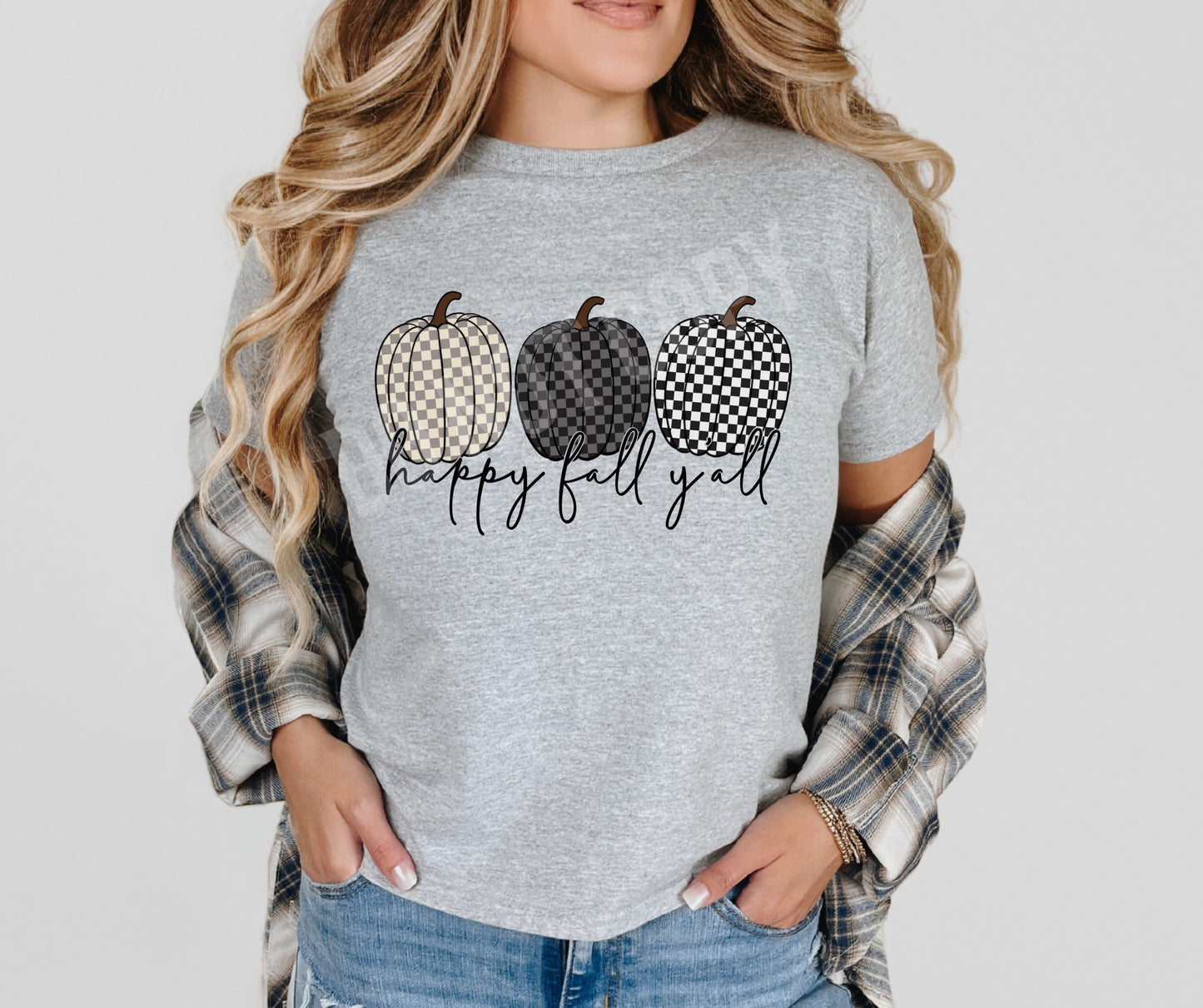 Checkered pumpkins
