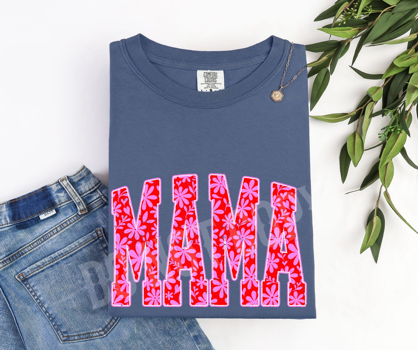 Mama bright flowers