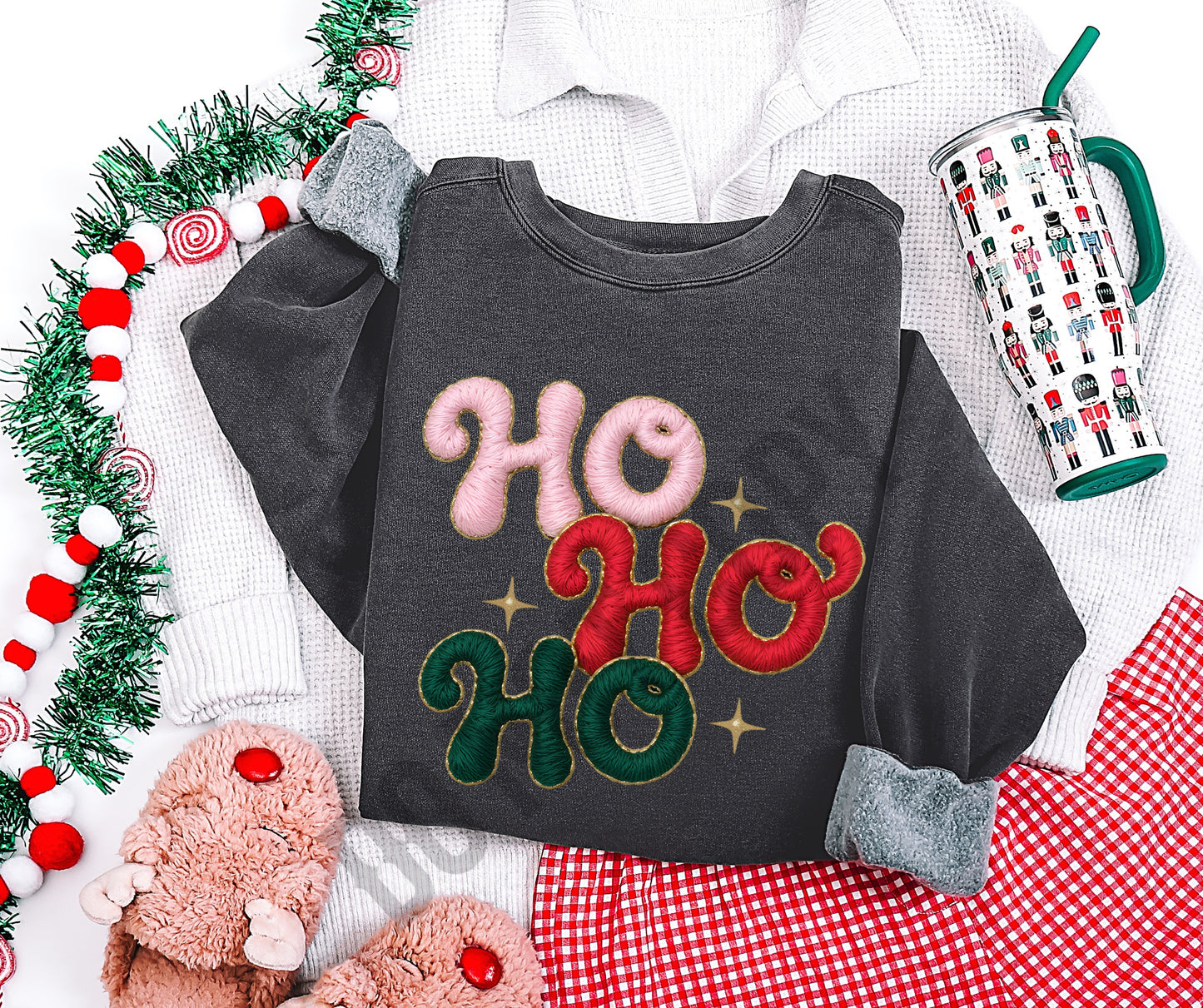 Faux knit ho ho ho