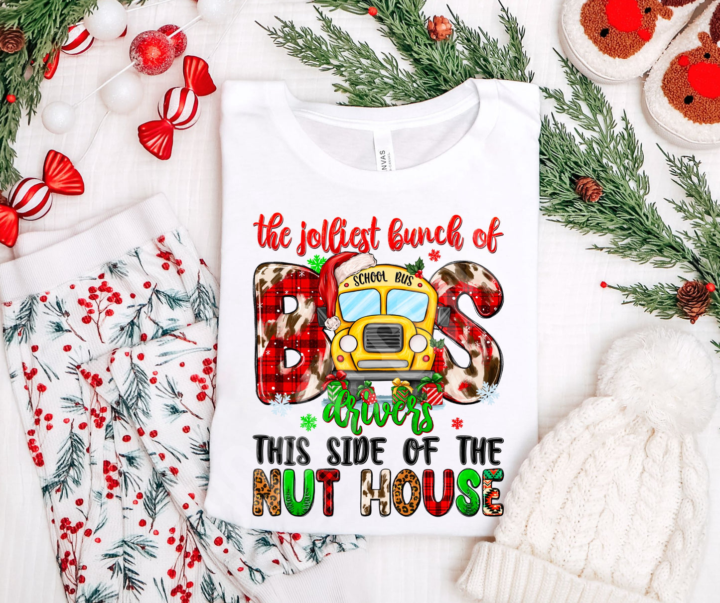 Christmas bus driver
