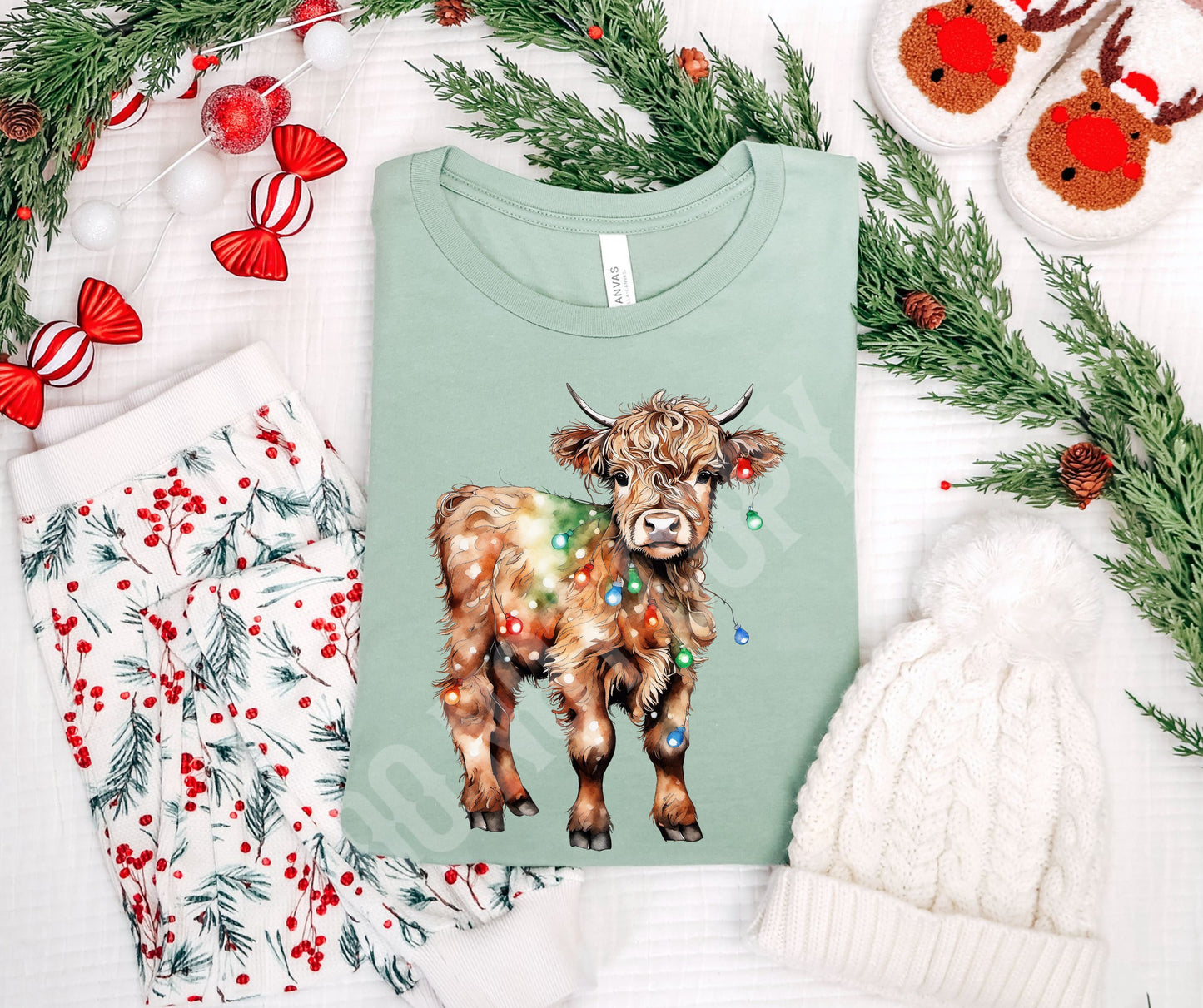 Christmas cow