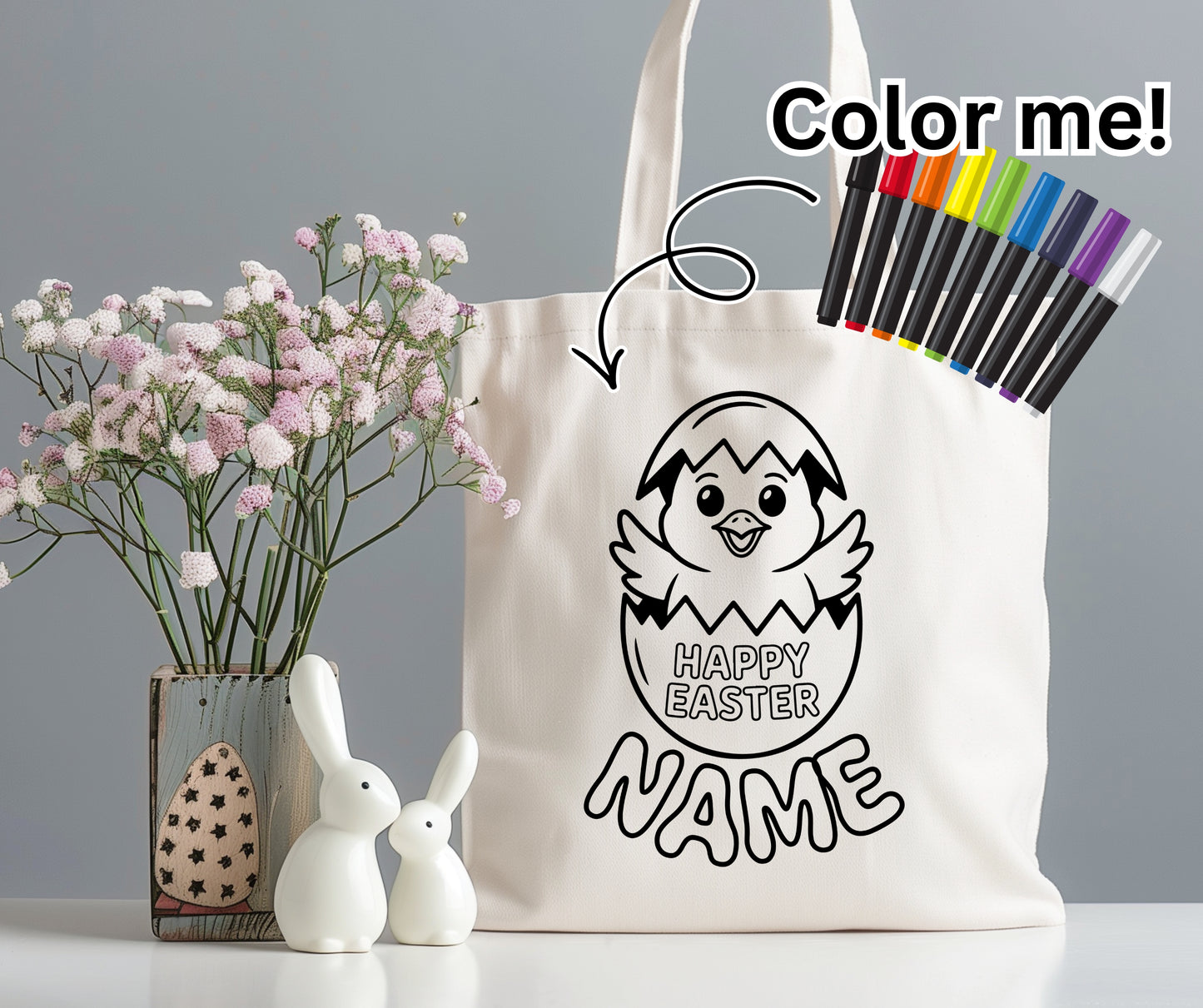Easter bag transfer custom