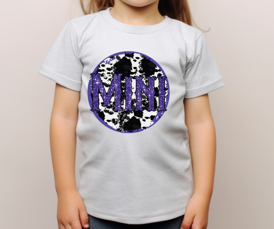 Purple Mini Cowhide