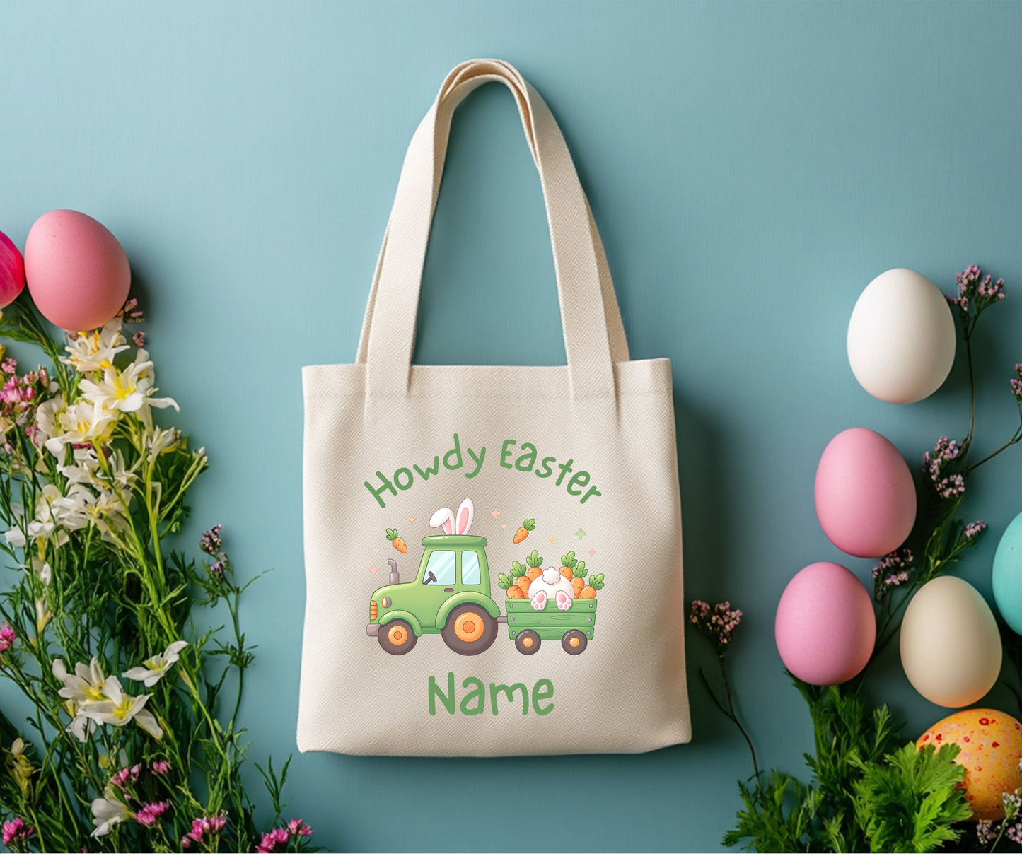 Easter bag transfer custom