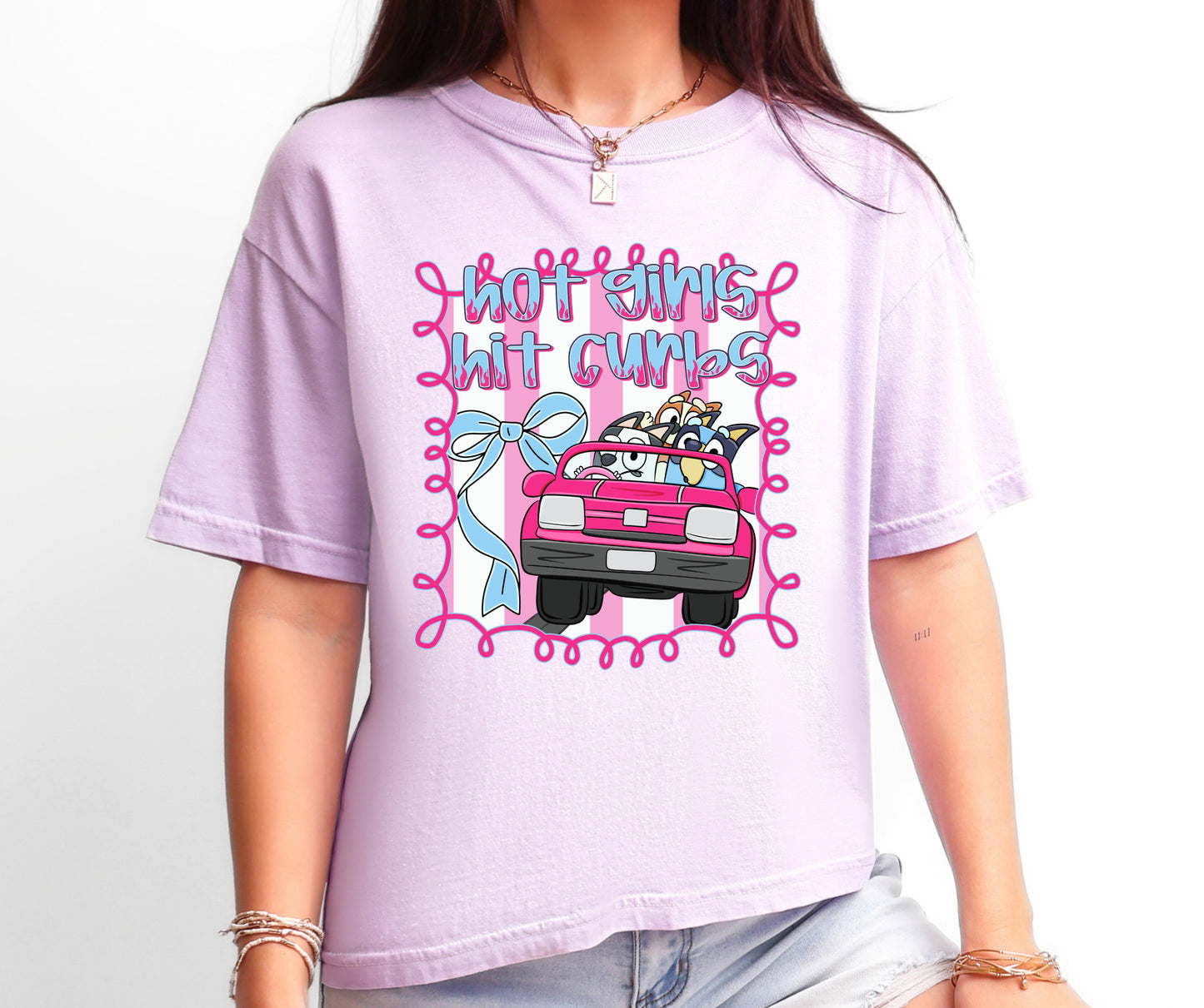 Hot girls hit curbs blue