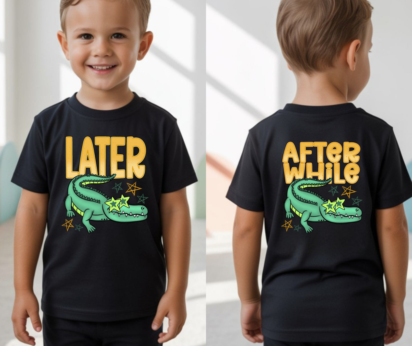 Gator set front back yellow