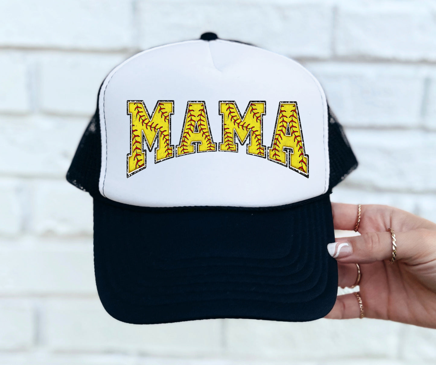 Mama softball hat size