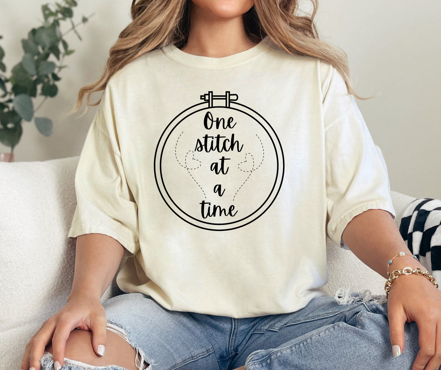 One stitch at a time