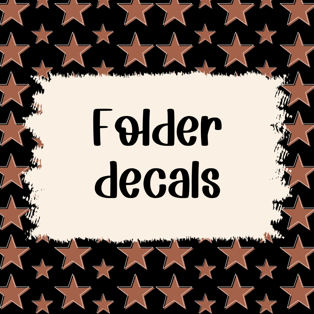 UV FOLDER DECALS