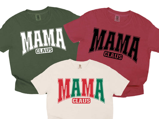 Mama Matching family varsity color options
