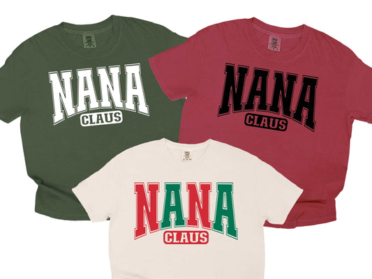Nana Matching family varsity color options