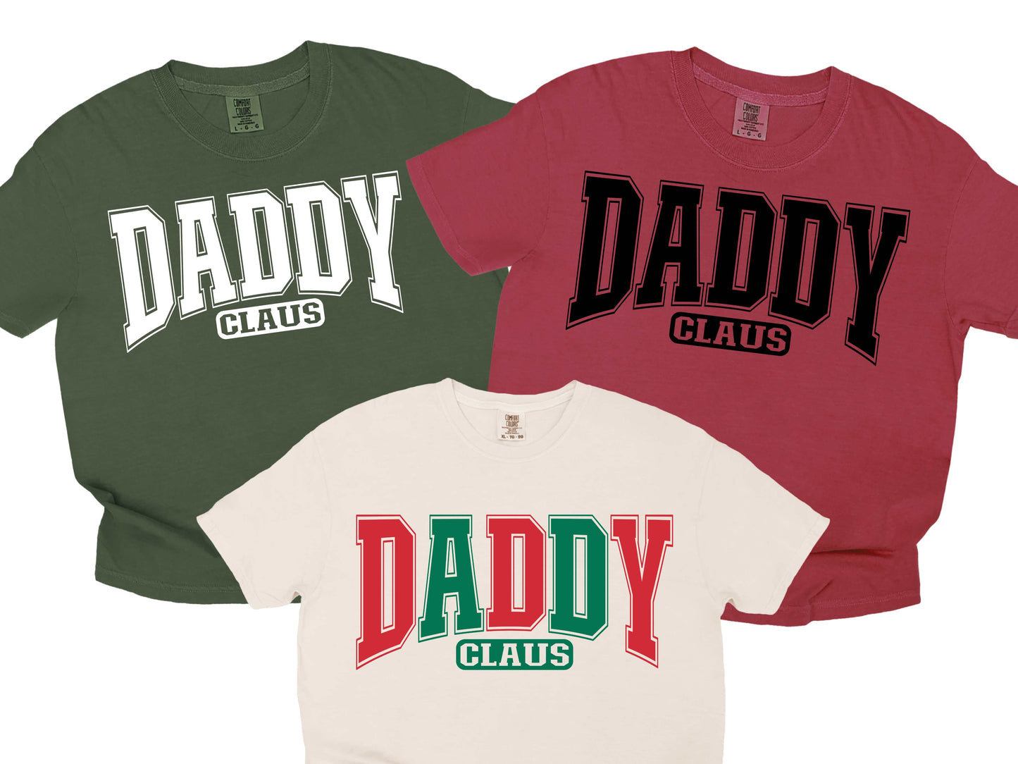 Daddy Matching family varsity color options