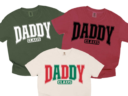 Daddy Matching family varsity color options