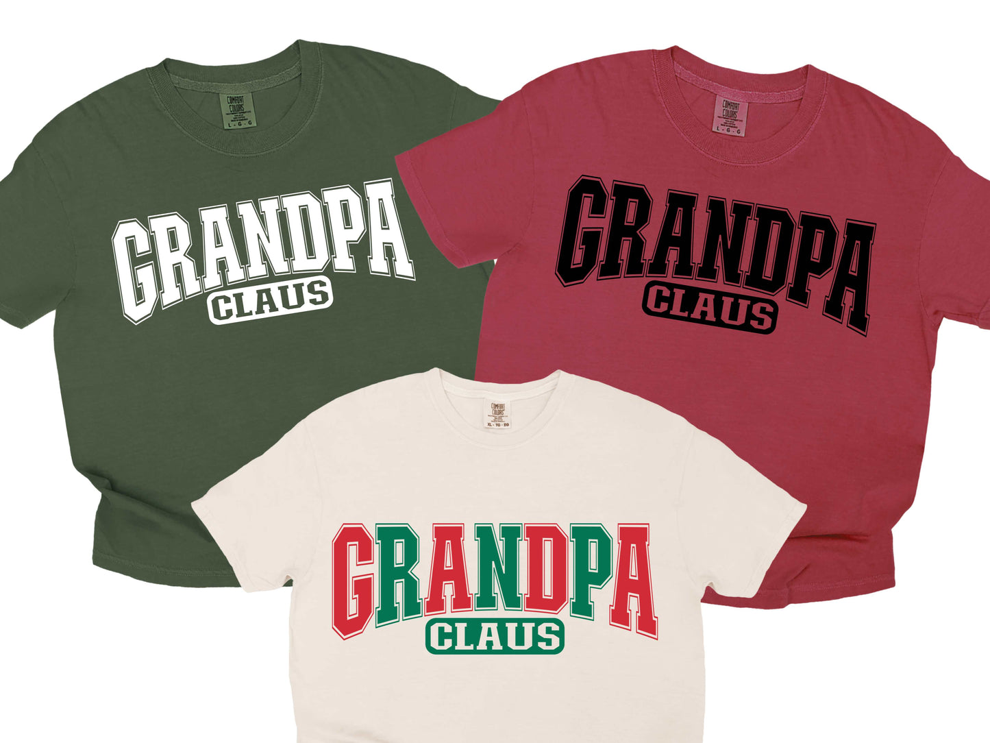 Grandpa Matching family varsity color options