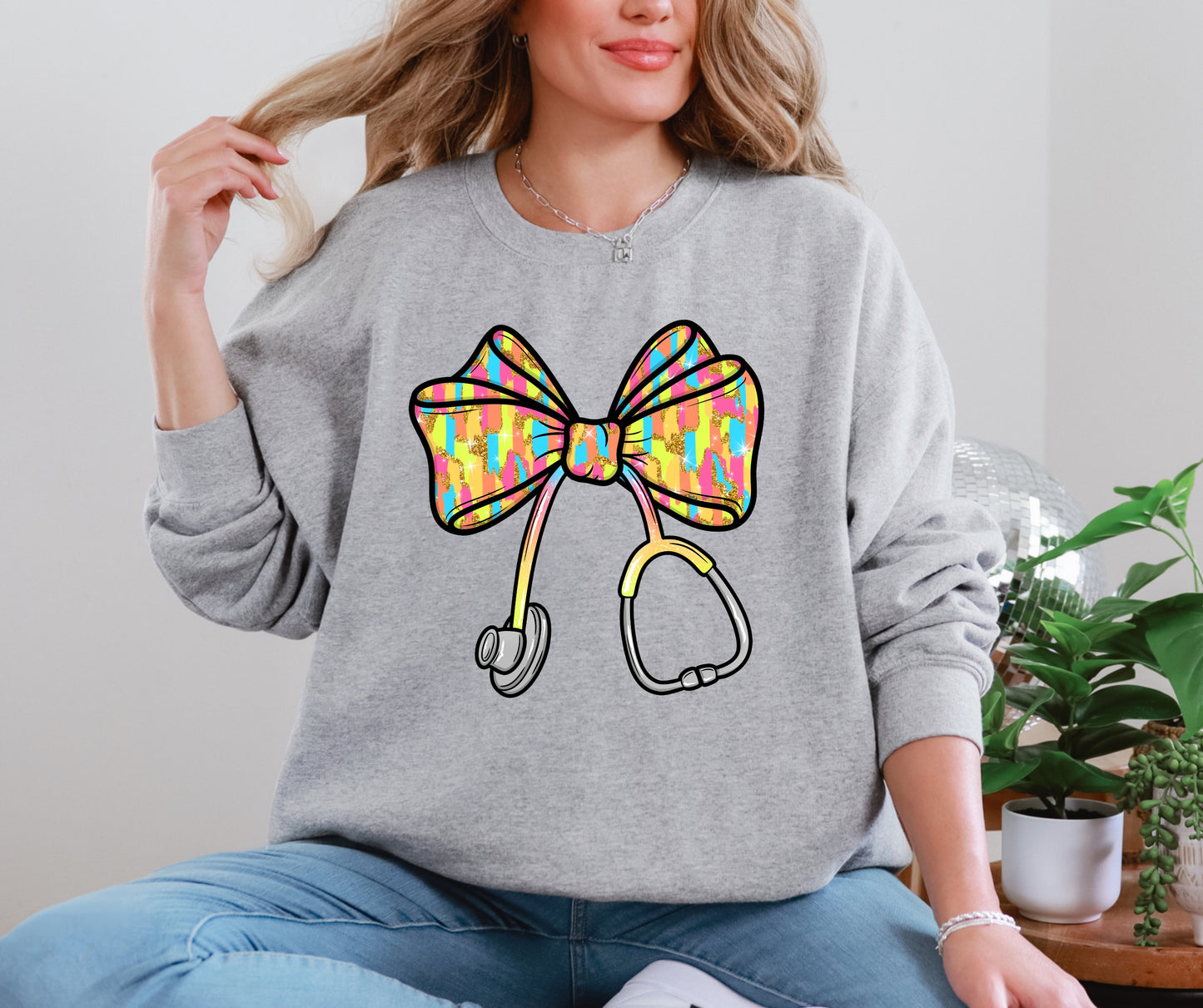 Stethoscope bow colorful