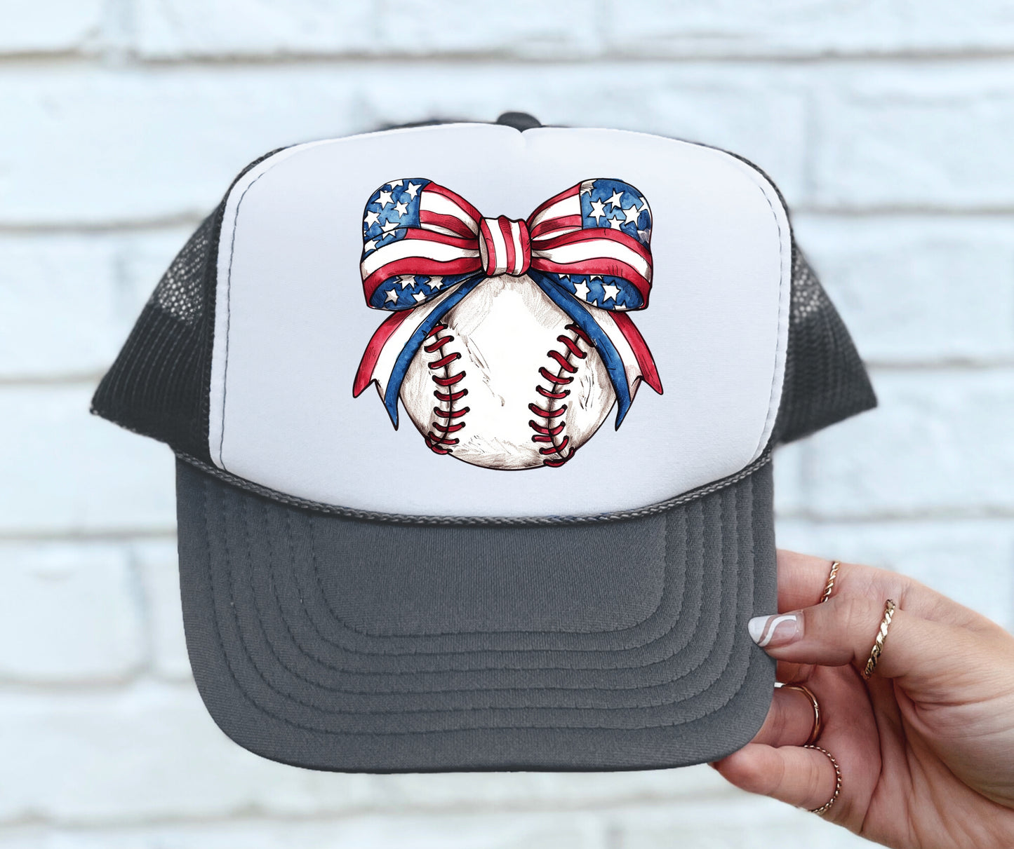 Hat baseball bow