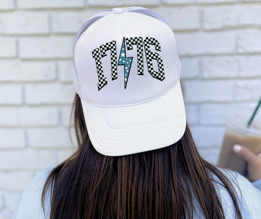 Hat America 1776 checker