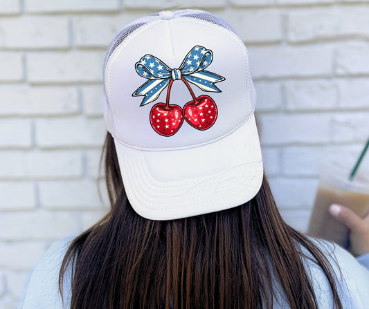 Hat America cherry