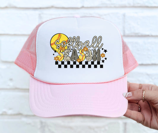 Hat softball mom