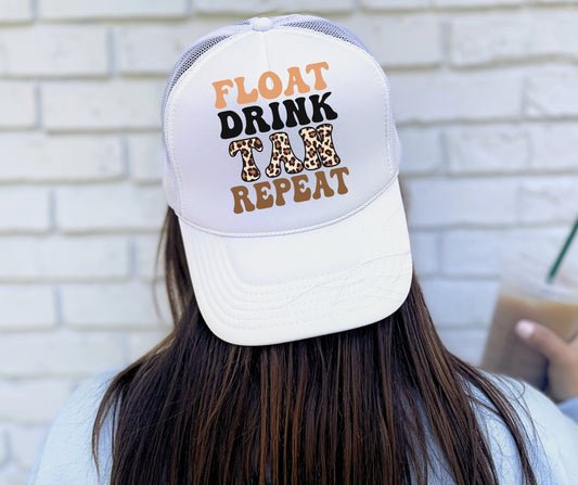Hat float tan