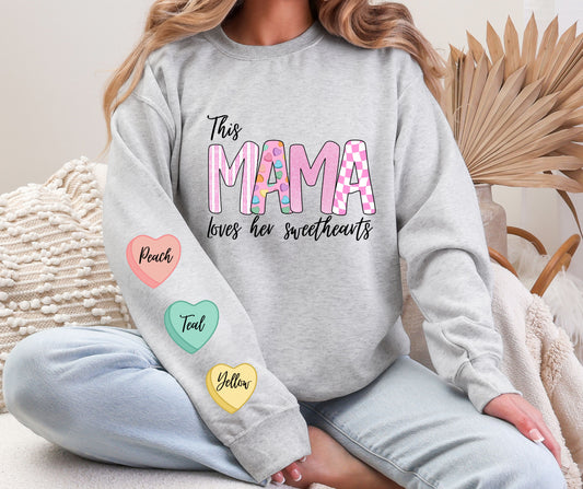 Custom sweethearts black outline