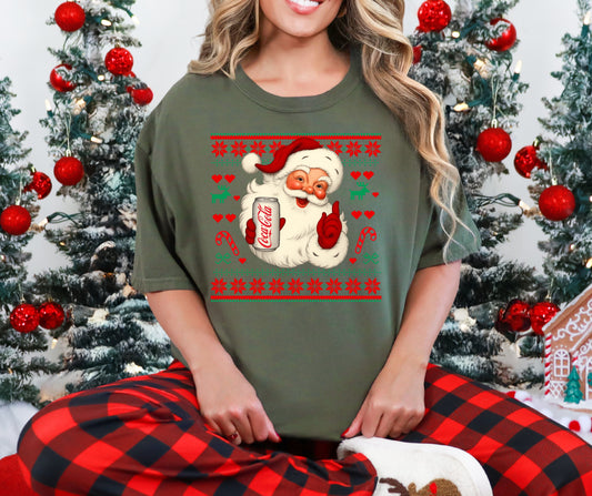 Santa drinks
