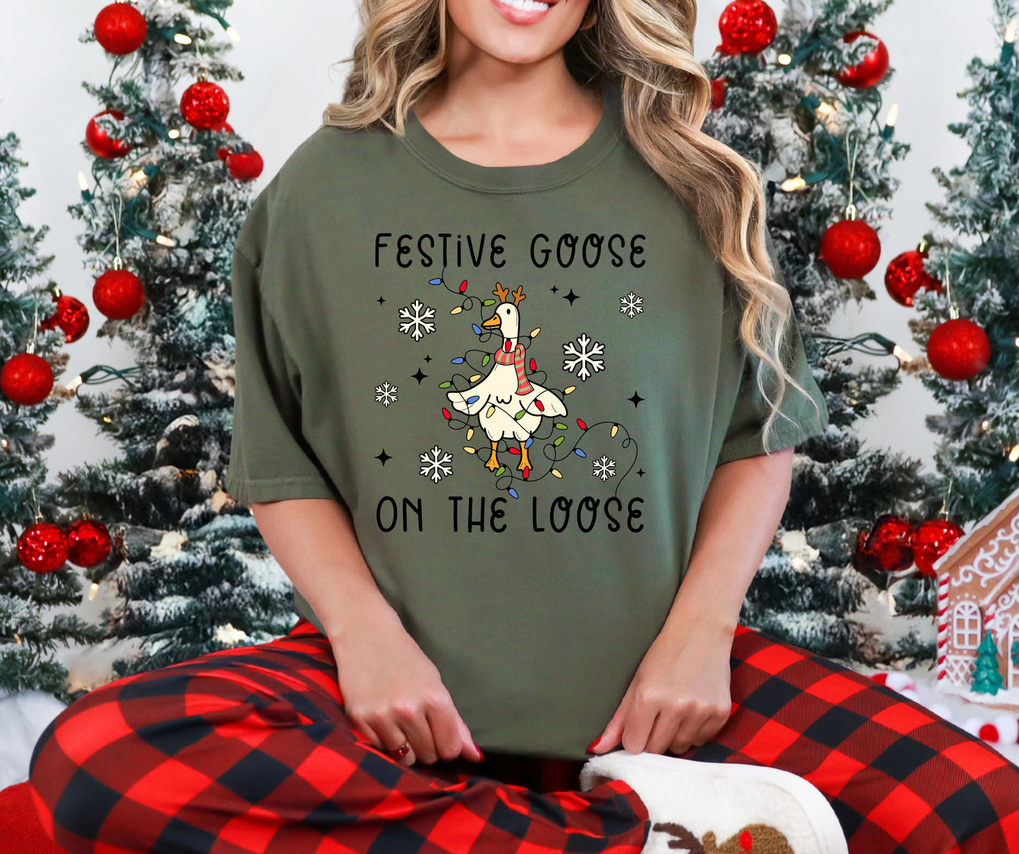 Christmas goose