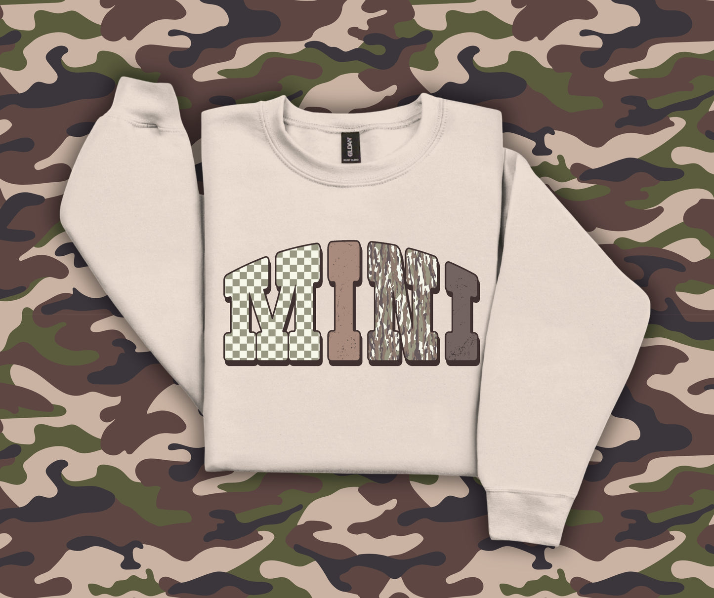 Mini varsity camo collage