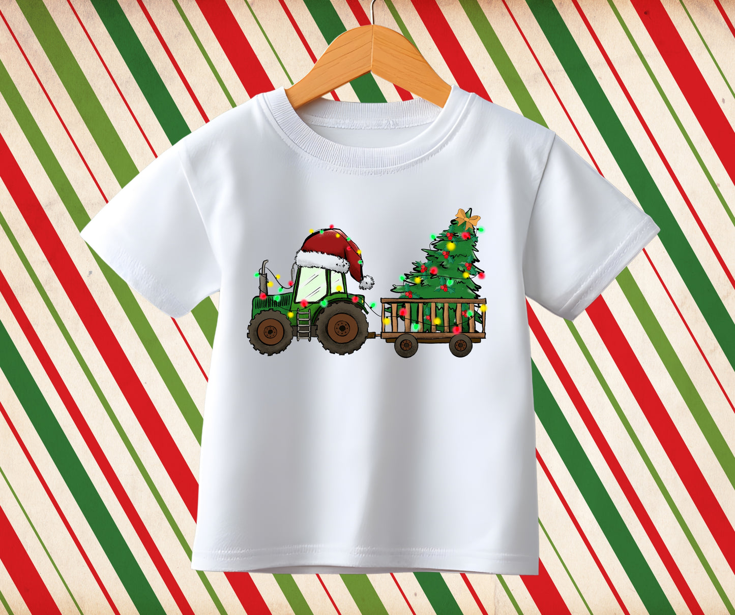 Christmas tractor
