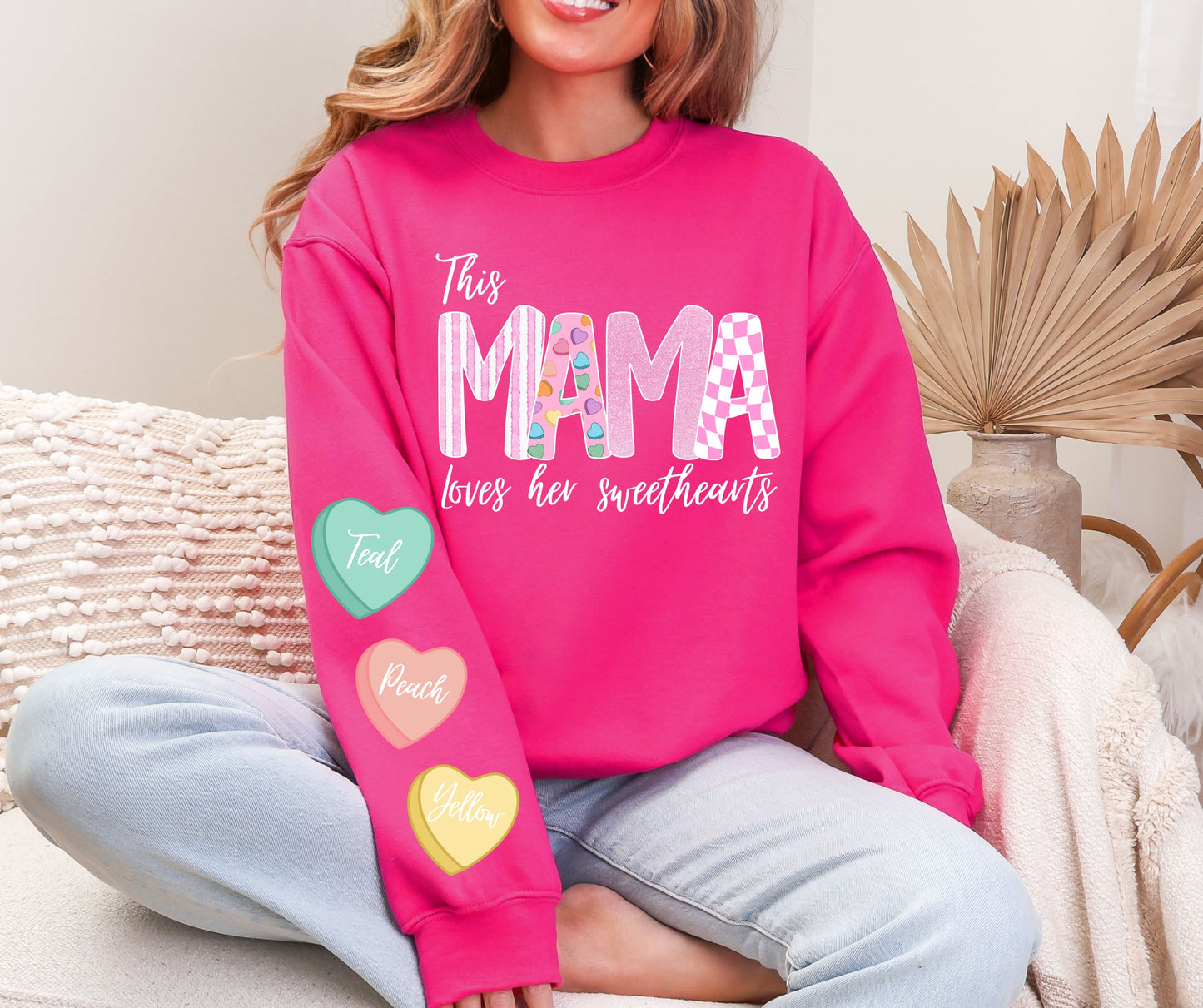 Custom sweethearts white outline
