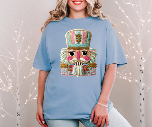 Faux knit nutcracker