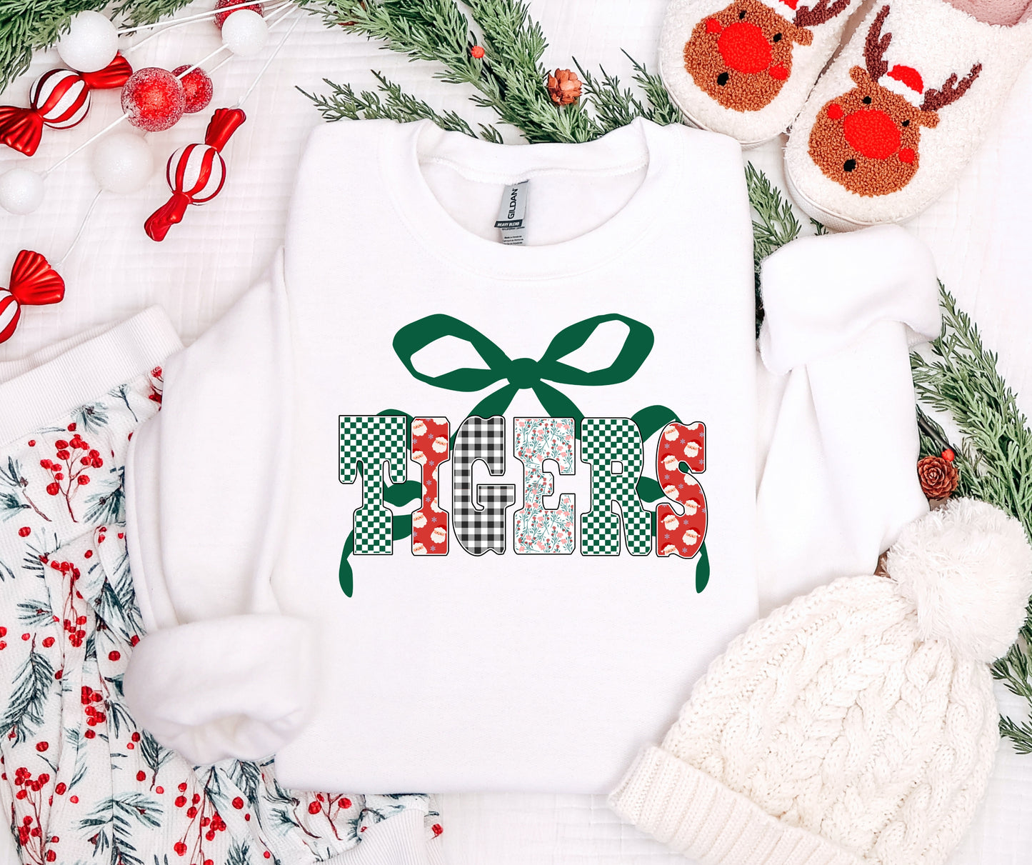 CUSTOM Christmas bow large