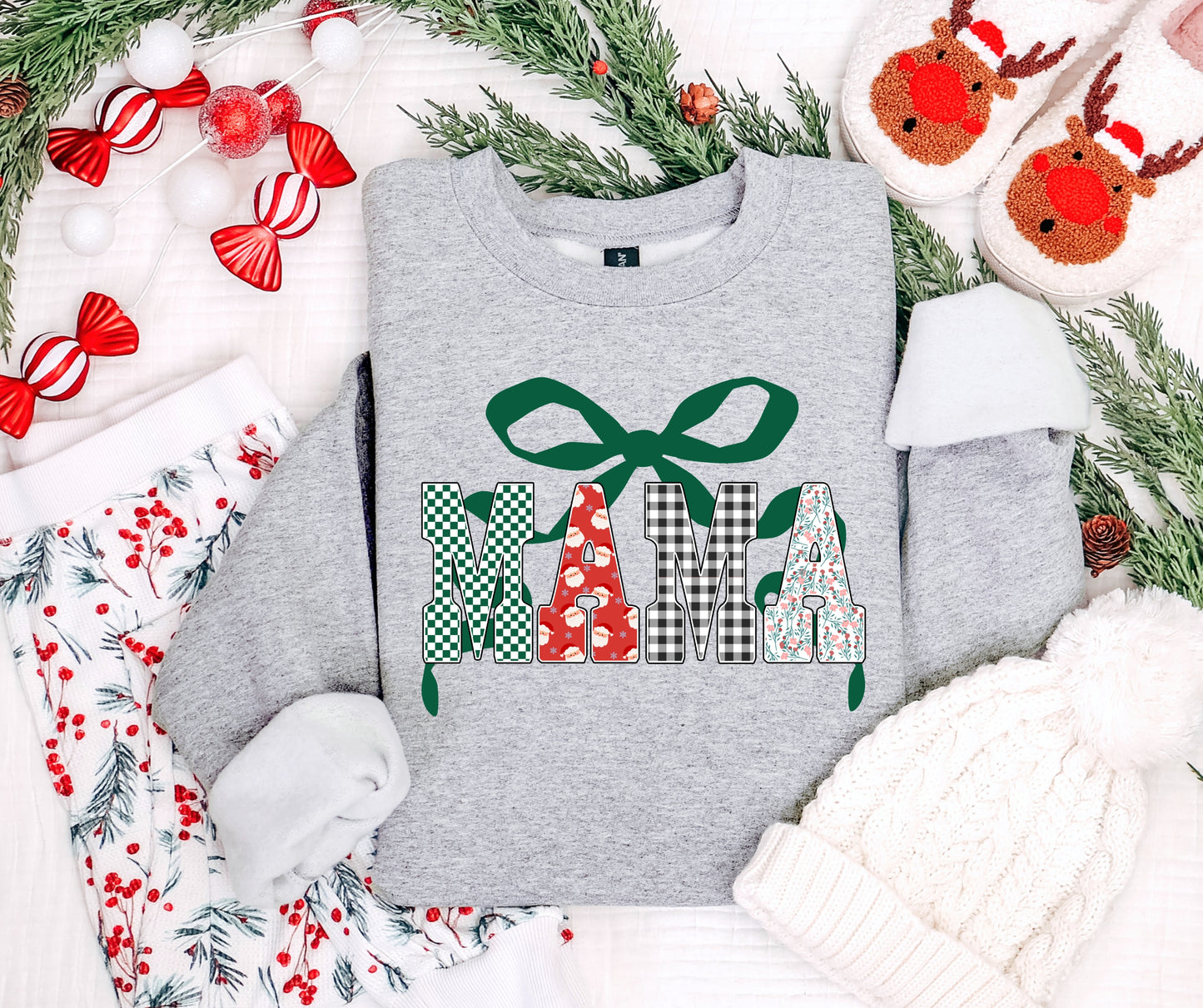 CUSTOM Christmas bow large
