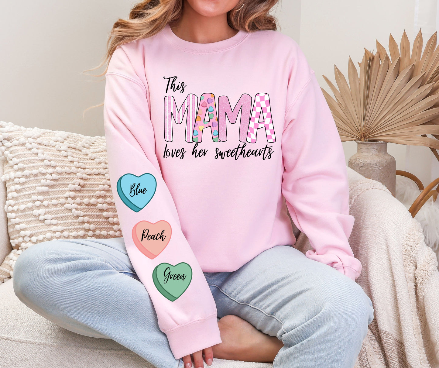 Custom sweethearts black outline