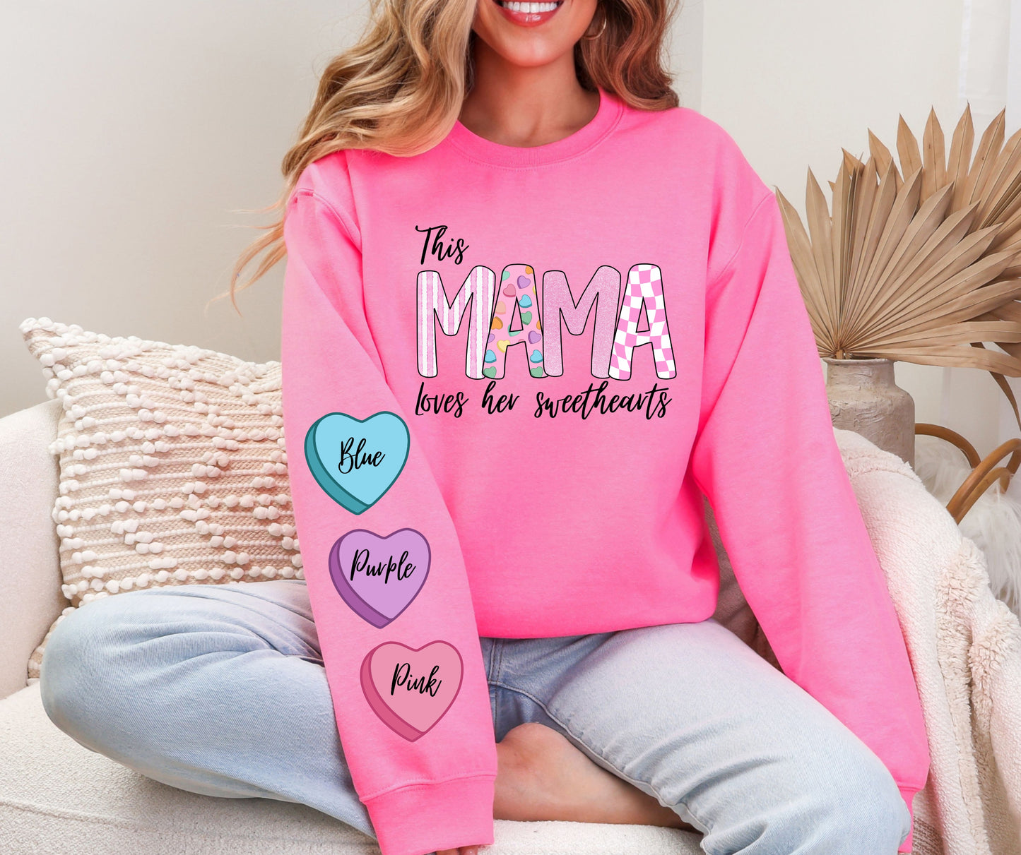 Custom sweethearts black outline