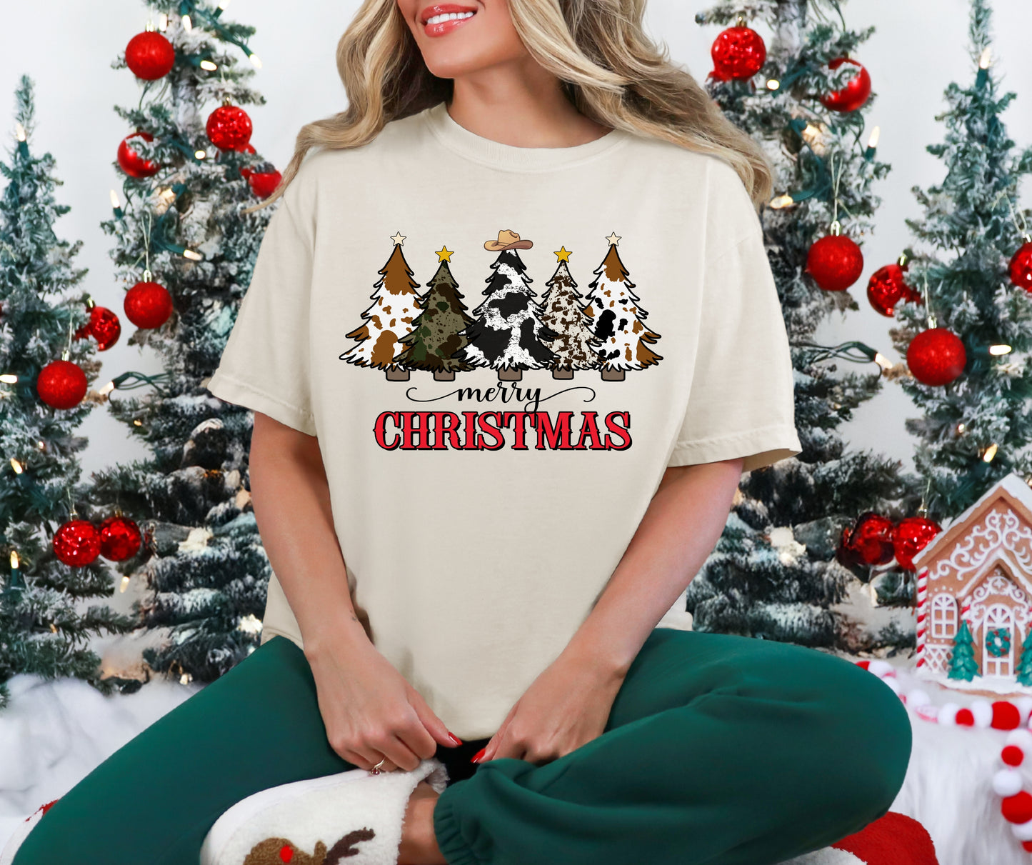 Christmas western trees
