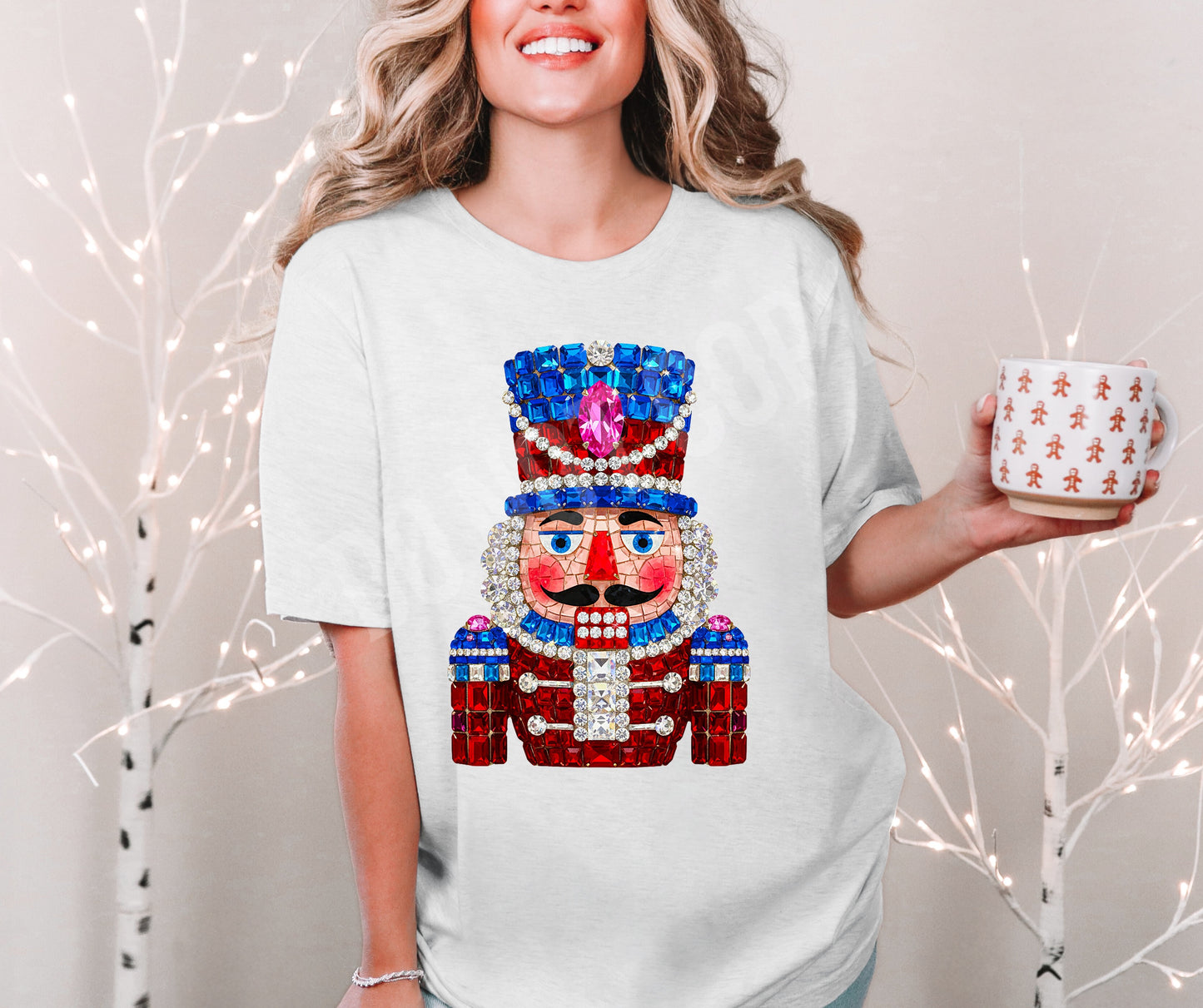 Nutcracker faux rhinestone